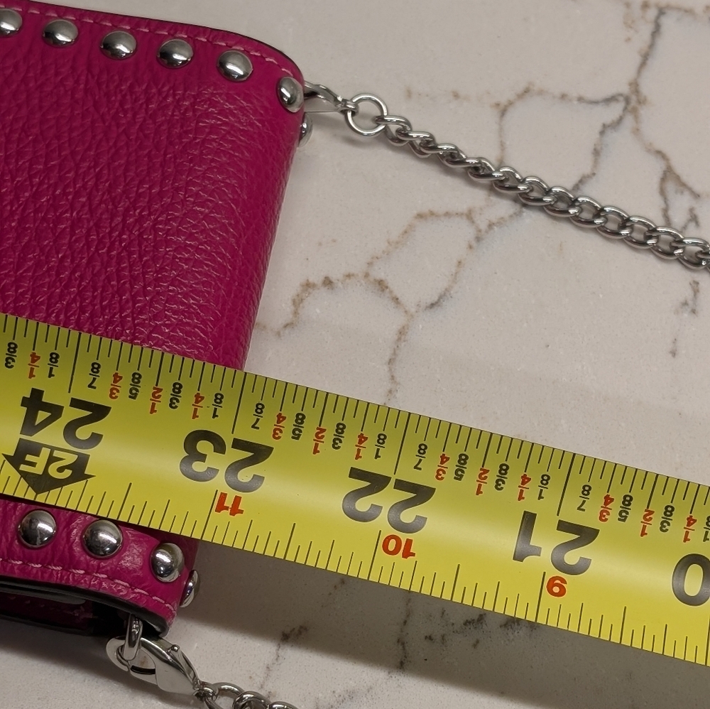 Coach Crossbody Bag - EUC Fuschia 4x3 Inches - Picture 14 of 16